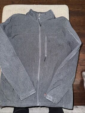 Magellan Outdoors Men's Heather Gray Full-Zip Performance Jacket